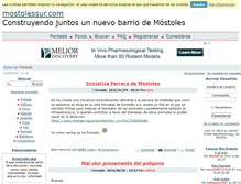 Tablet Screenshot of mostolessur.com